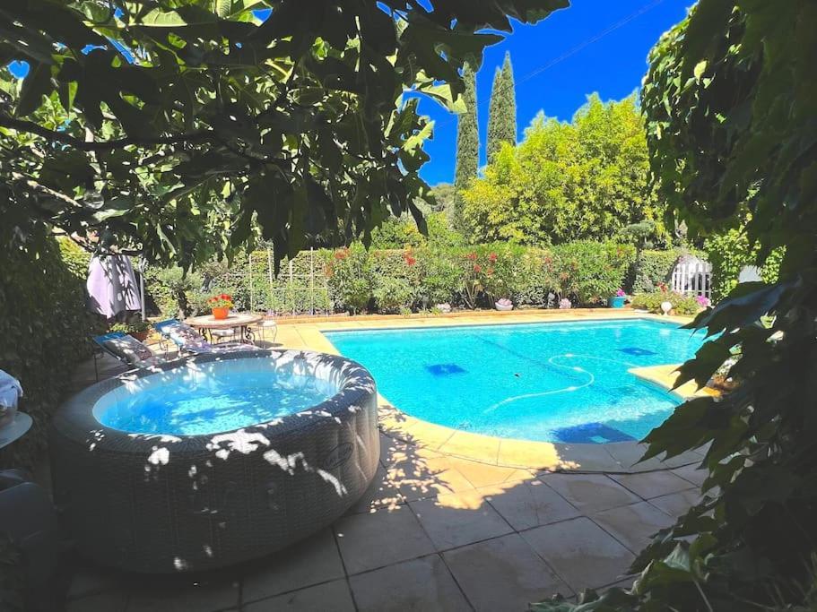 Le Jardin De Mae Apartment Bouc Bel Air Bagian luar foto